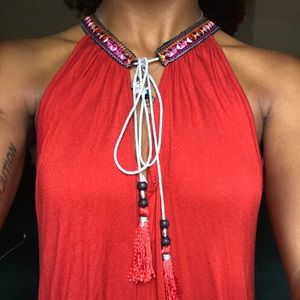 Women’s Decorated Halter Top